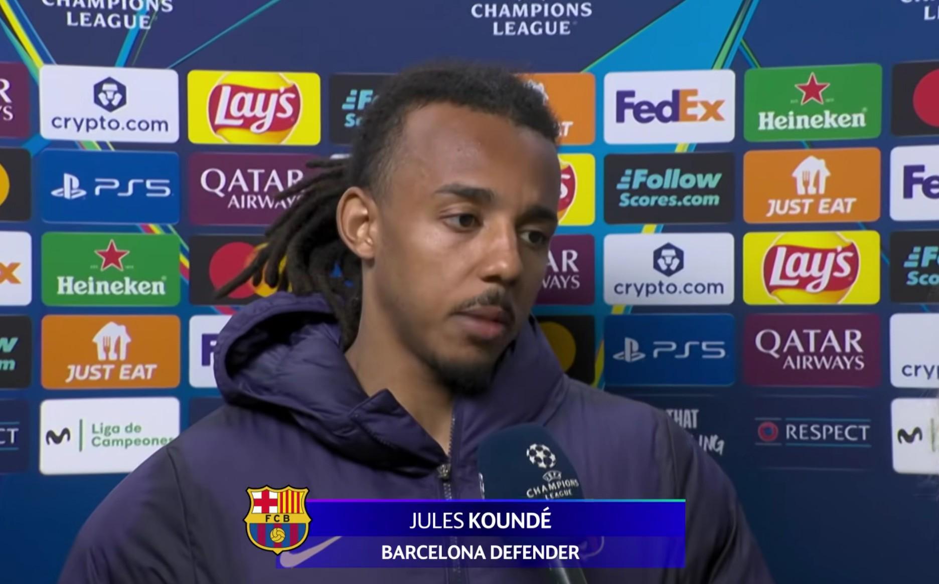 yl23455永利官网-孔德：次回合以11人应战的巴萨能在场上压制马竞，打进三个球